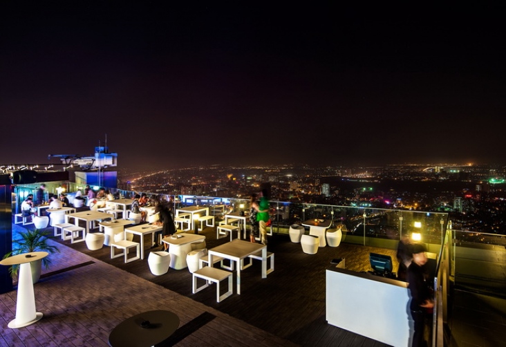 Rooftop bar in Hanoi, Lotte hotel